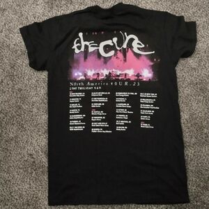 THE CURE SHOWS OF A LOST WORLD 2023 TWO SIDED CONCERT TEE XL